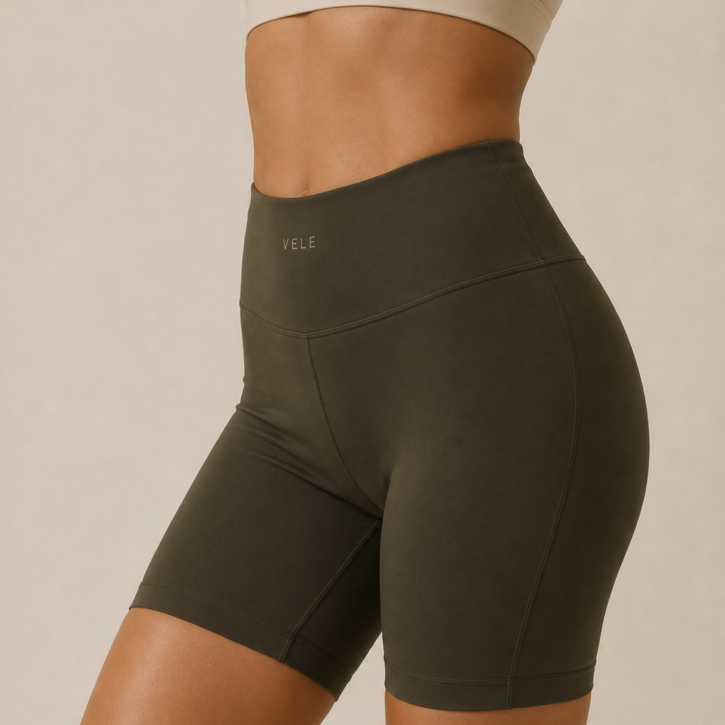 High-Waist Sculpt Biker Short 5"